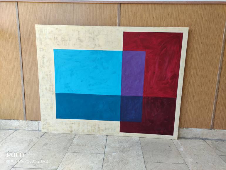 Original Minimalism Abstract Painting by Turan Büyükkahraman