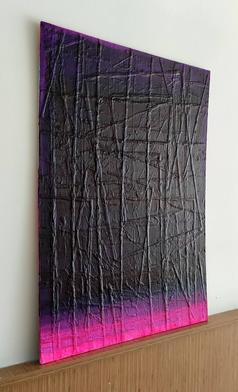 Original Fine Art Abstract Painting by Turan Büyükkahraman