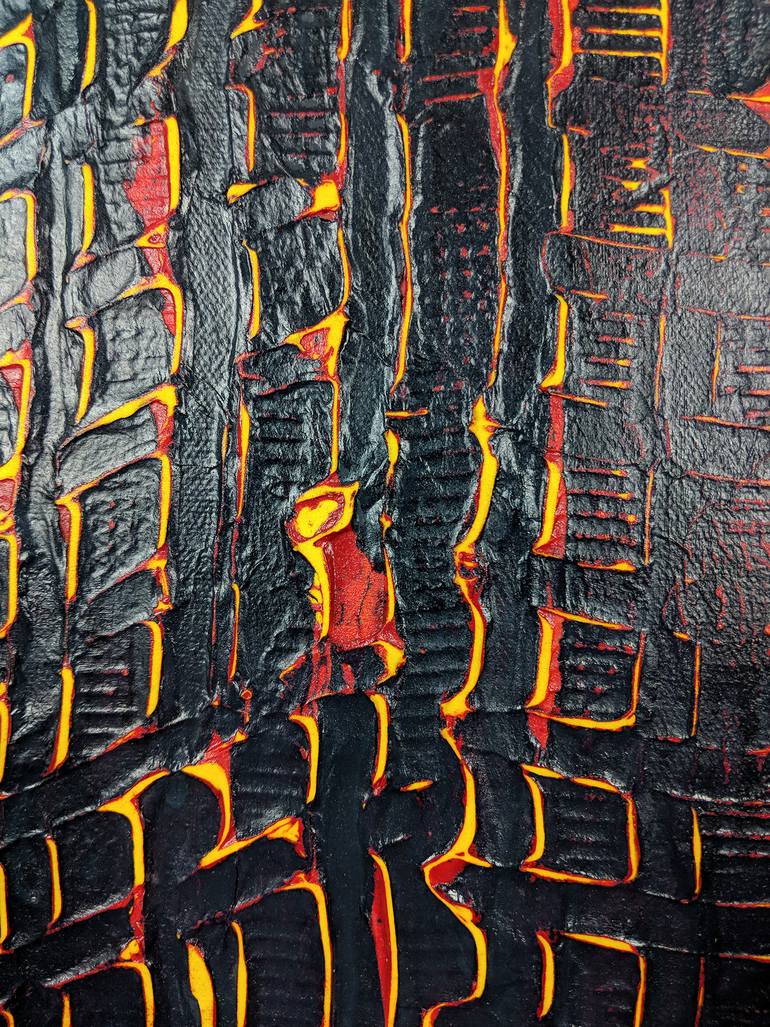 Original Abstract Expressionism Abstract Painting by Lance Young