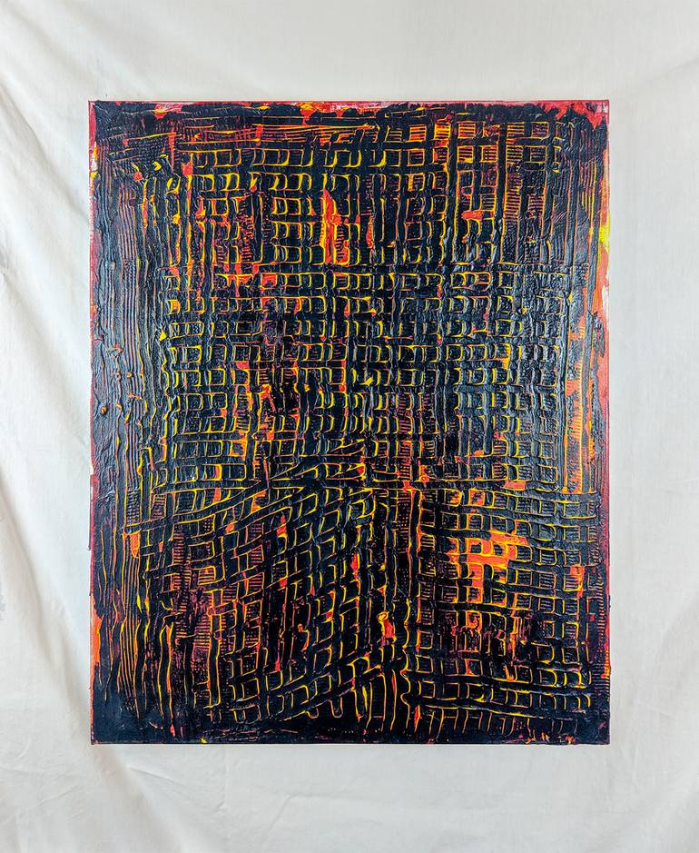 Original Abstract Expressionism Abstract Painting by Lance Young