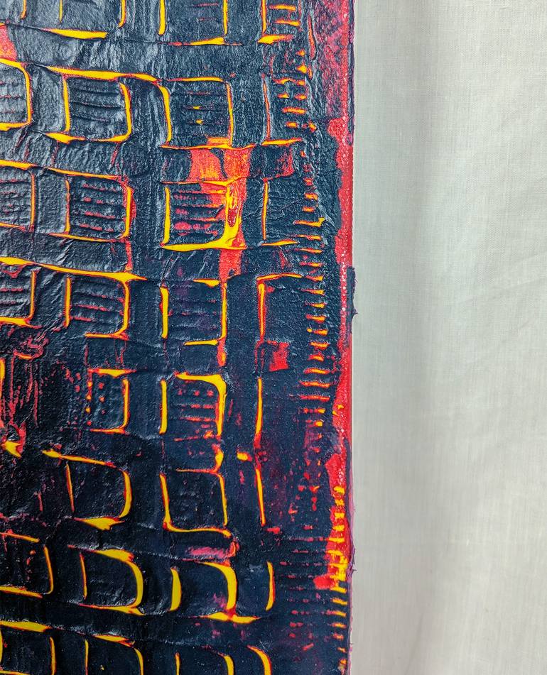 Original Abstract Expressionism Abstract Painting by Lance Young