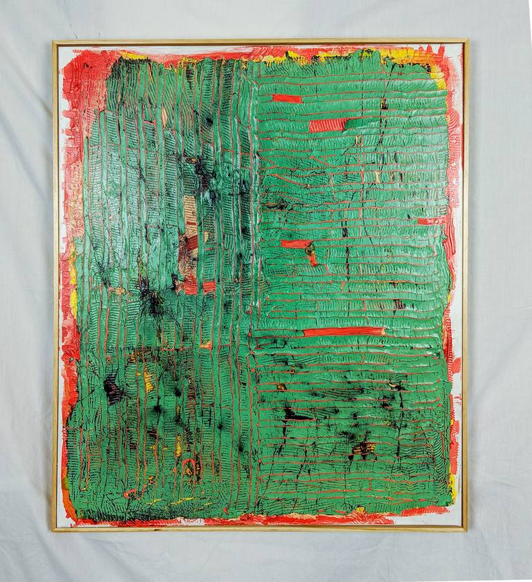 Original Abstract Expressionism Abstract Painting by Lance Young