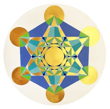 METATRONS CUBE. HIGH VIBRATION MANDALA SERIES thumb