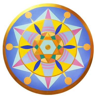 SIX POINT STAR. HIGH VIBRATION MANDALA SERIES thumb