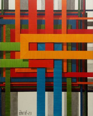 Original Conceptual Abstract Paintings by stephane pontie