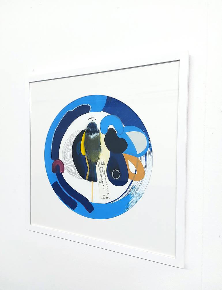 Original Abstract Animal Collage by Lucy Stevens