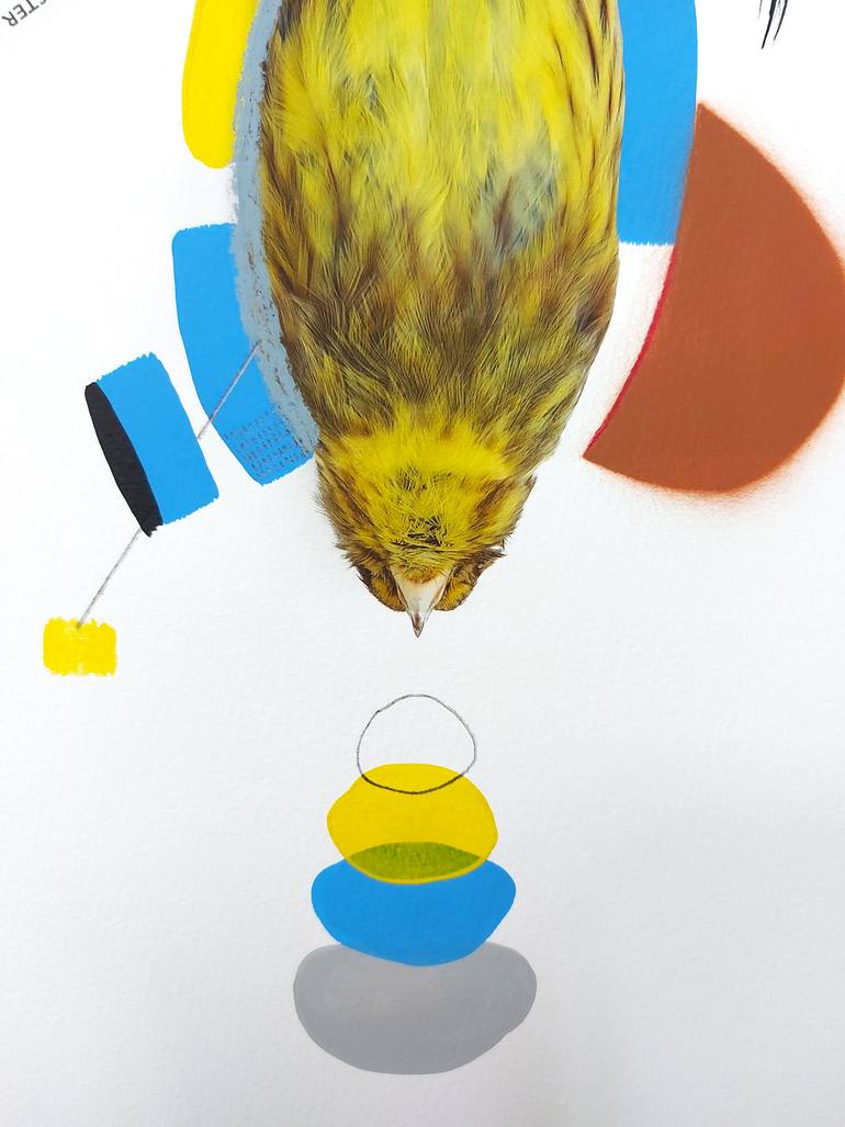 Original Abstract Animal Painting by Lucy Stevens