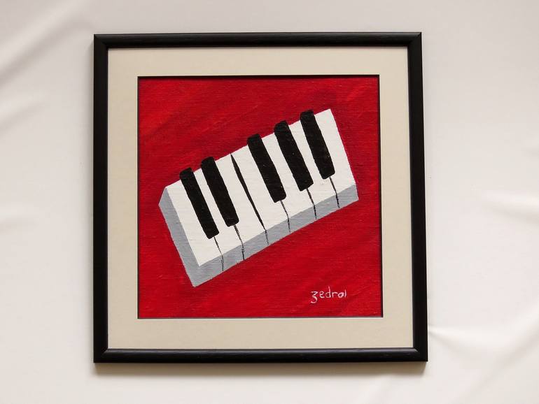 Original Expressionism Music Painting by Vincent Zedral