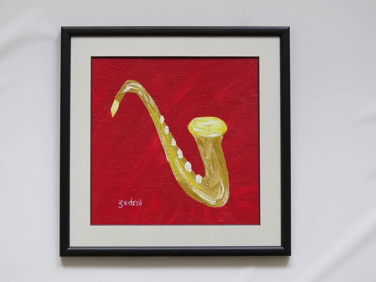 Original Expressionism Music Painting by Vincent Zedral