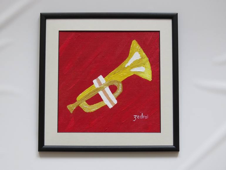 Original Expressionism Music Painting by Vincent Zedral
