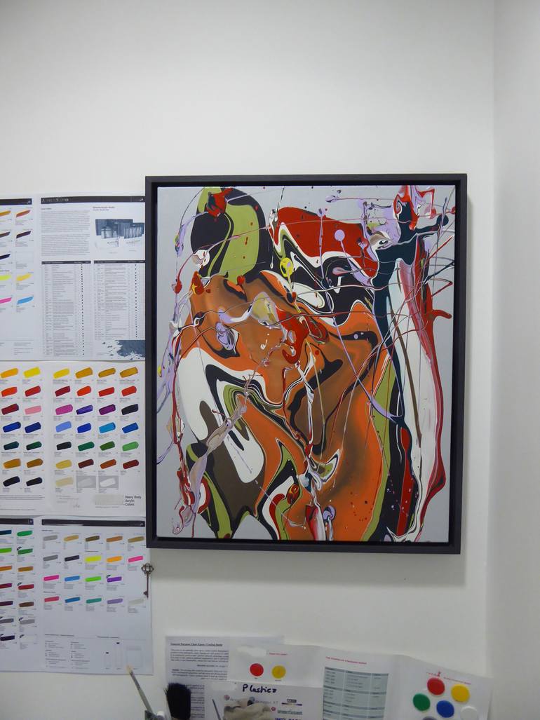 Original Abstract Painting by Zino Pece