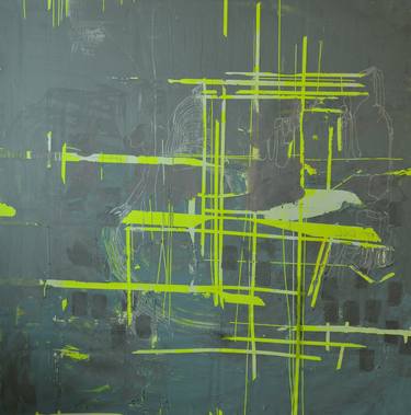 Original Abstract Expressionism Architecture Paintings by Guigui Kohon