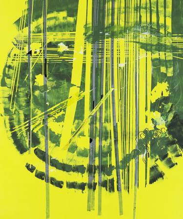 Original Abstract Expressionism Abstract Painting by Guigui Kohon