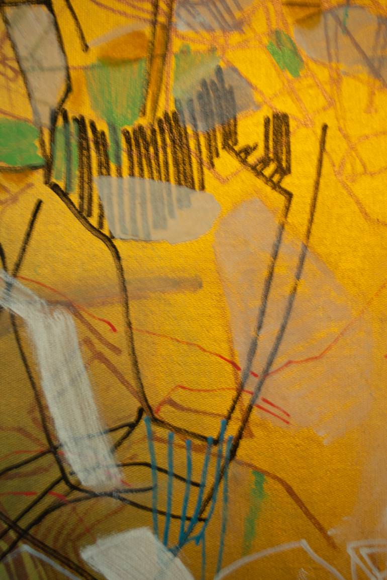 Original Abstract Expressionism Abstract Painting by Guigui Kohon
