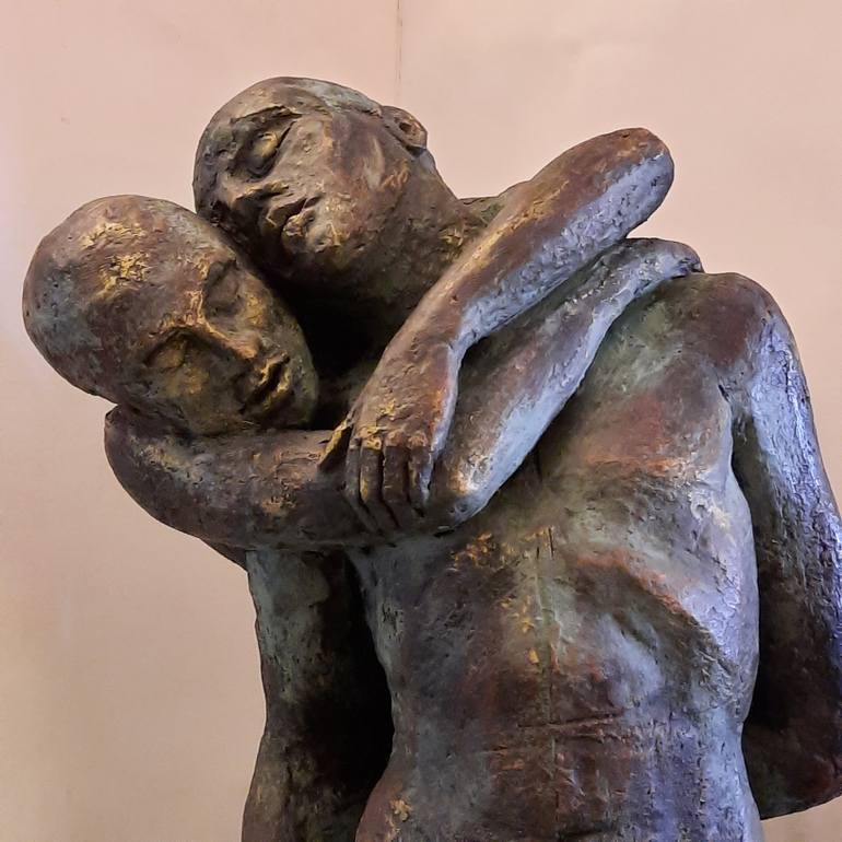 Original Figurative Body Sculpture by Orazio A. E. Vitaliti