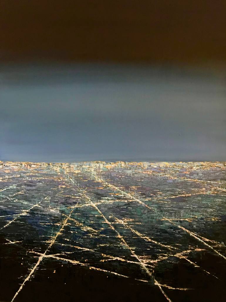 Blue Bucket of Gold Painting by Colin Kelly Saatchi Art