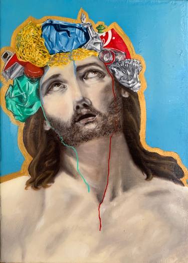 Print of Figurative Religion Paintings by POULAIN ART
