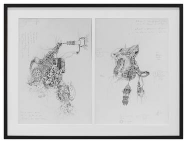 Original Science/Technology Drawings by Angeles Ceruti