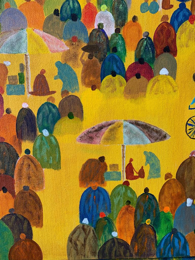 Original Figurative People Painting by Tilku P