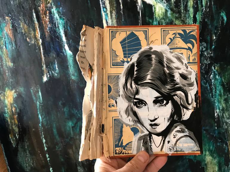 Original Figurative Comics Painting by Stephen Bliss