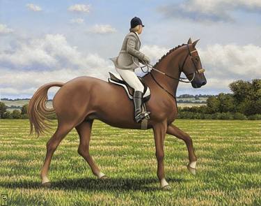 Original Fine Art Horse Paintings by Frederick Phillips