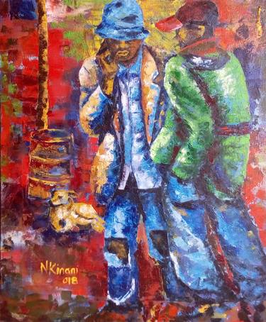 Print of Expressionism Men Paintings by Ndung'u Kinani