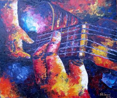 Print of Abstract Expressionism Music Paintings by Ndung'u Kinani