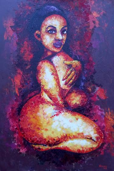 Print of Abstract Nude Paintings by Ndung'u Kinani