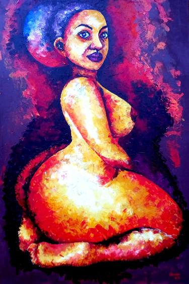Original Abstract Nude Paintings by Ndung'u Kinani