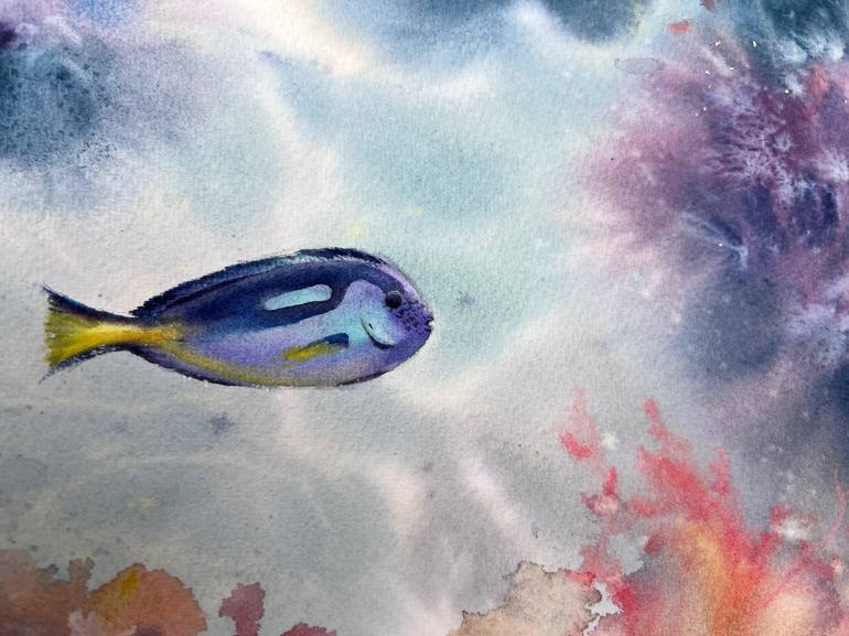 Original Expressionism Animal Painting by Eugenia Gorbacheva