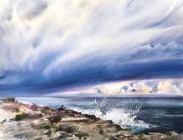 Original Expressionism Seascape Paintings by Eugenia Gorbacheva