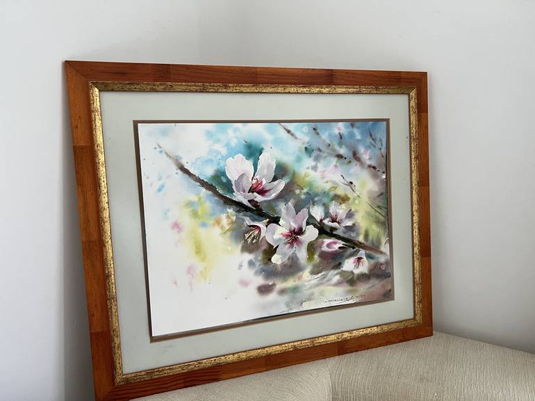 Original Expressionism Floral Painting by Eugenia Gorbacheva