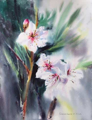 Original Fine Art Floral Paintings by Eugenia Gorbacheva