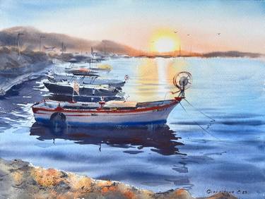 Original Fine Art Seascape Paintings by Eugenia Gorbacheva