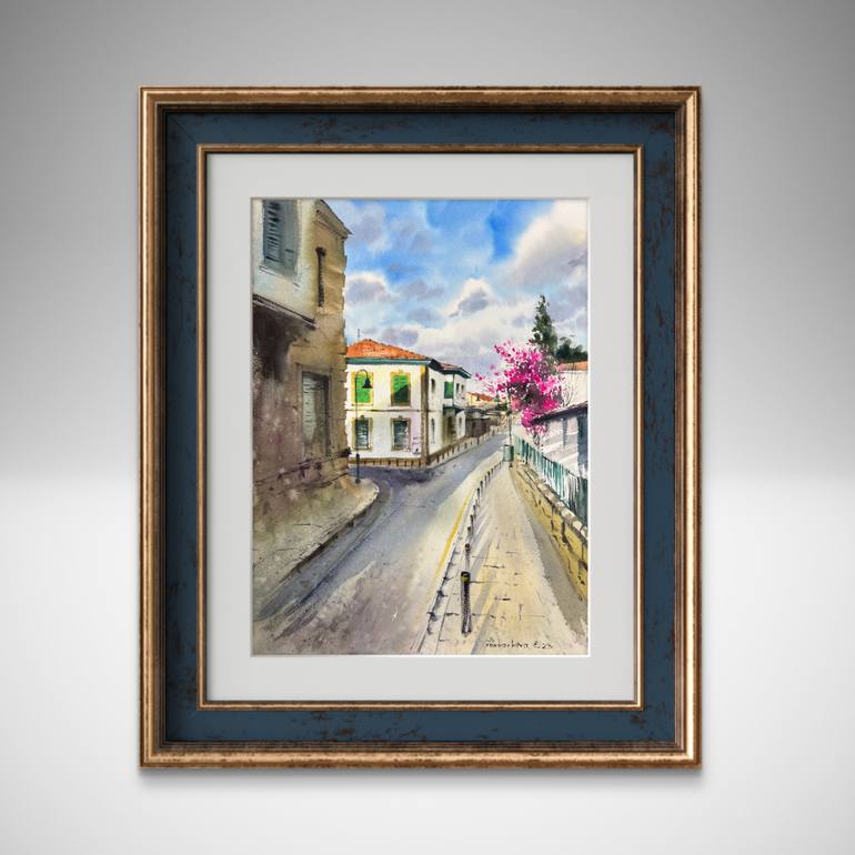 Original Fine Art Cities Painting by Eugenia Gorbacheva