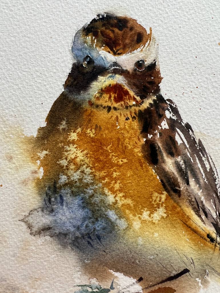 Original Expressionism Animal Painting by Eugenia Gorbacheva