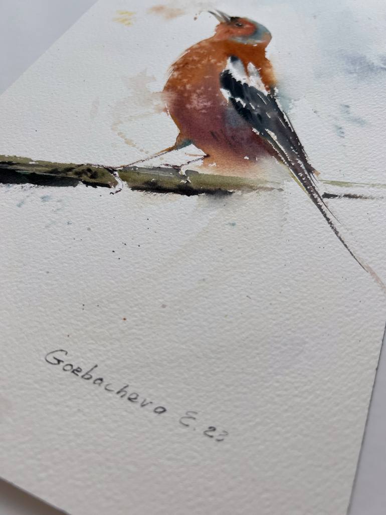 Original Expressionism Animal Painting by Eugenia Gorbacheva