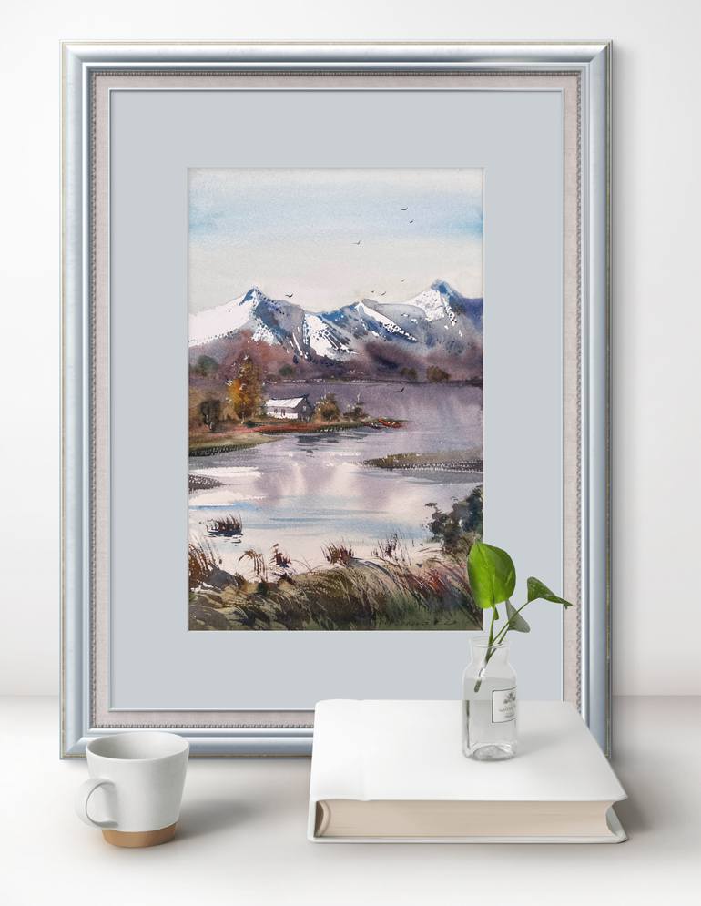Original Expressionism Landscape Painting by Eugenia Gorbacheva