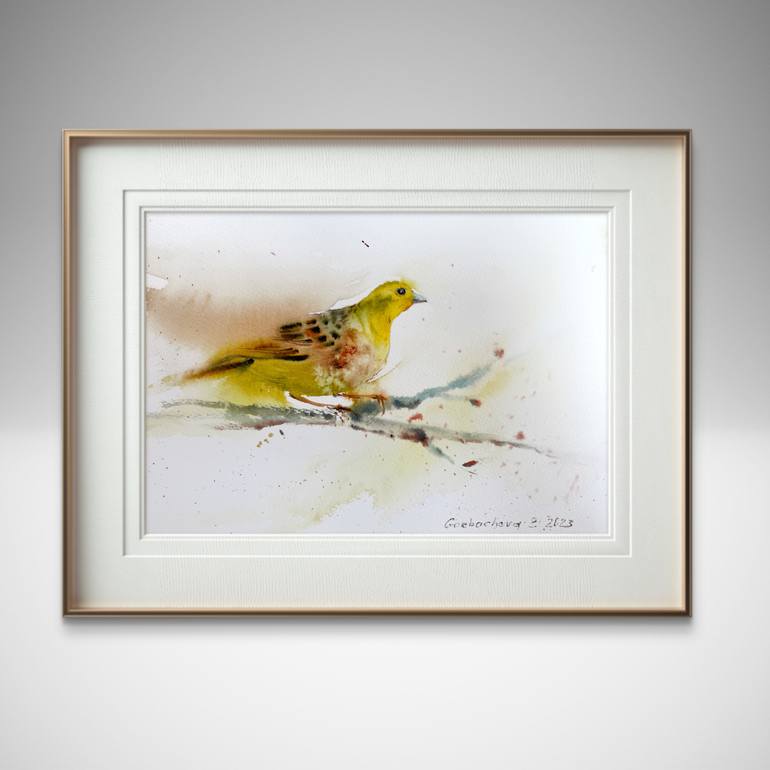Original Expressionism Animal Painting by Eugenia Gorbacheva