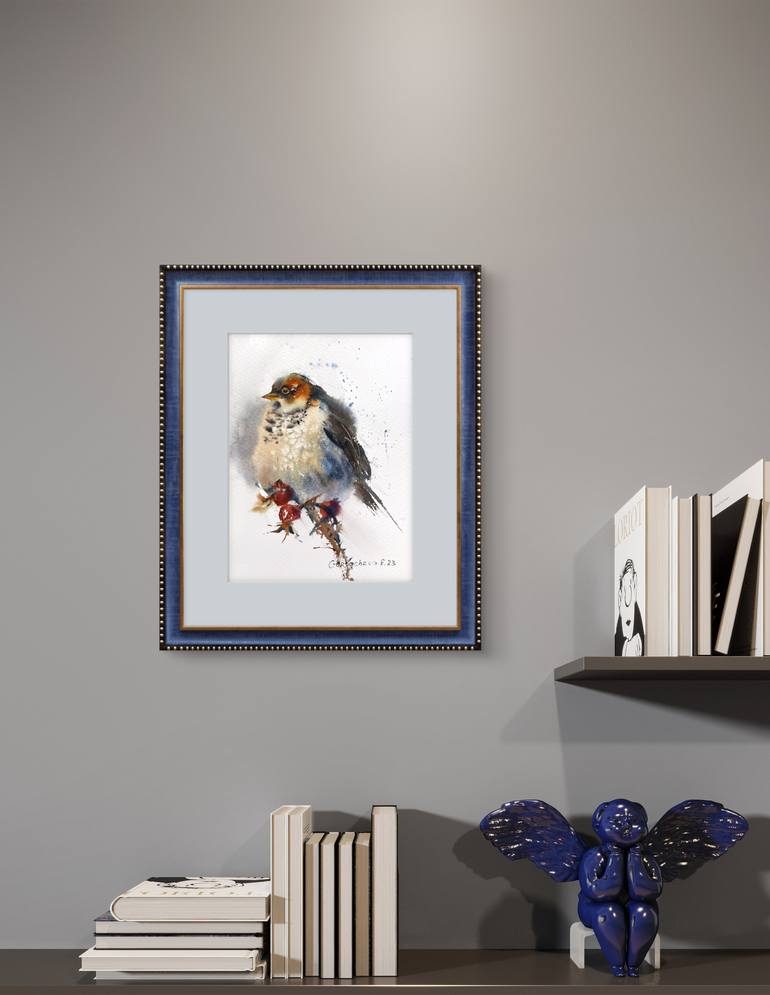 Original Expressionism Animal Painting by Eugenia Gorbacheva