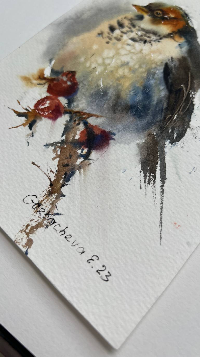 Original Expressionism Animal Painting by Eugenia Gorbacheva