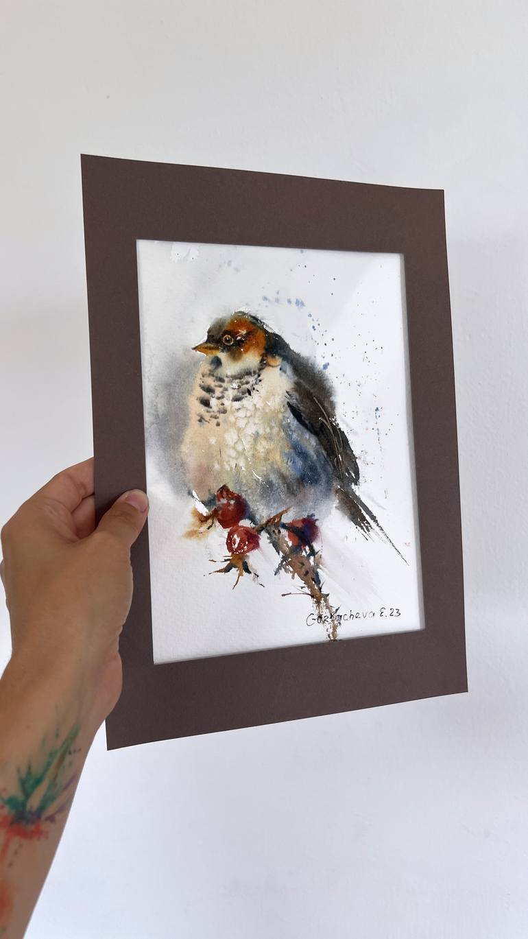 Original Expressionism Animal Painting by Eugenia Gorbacheva