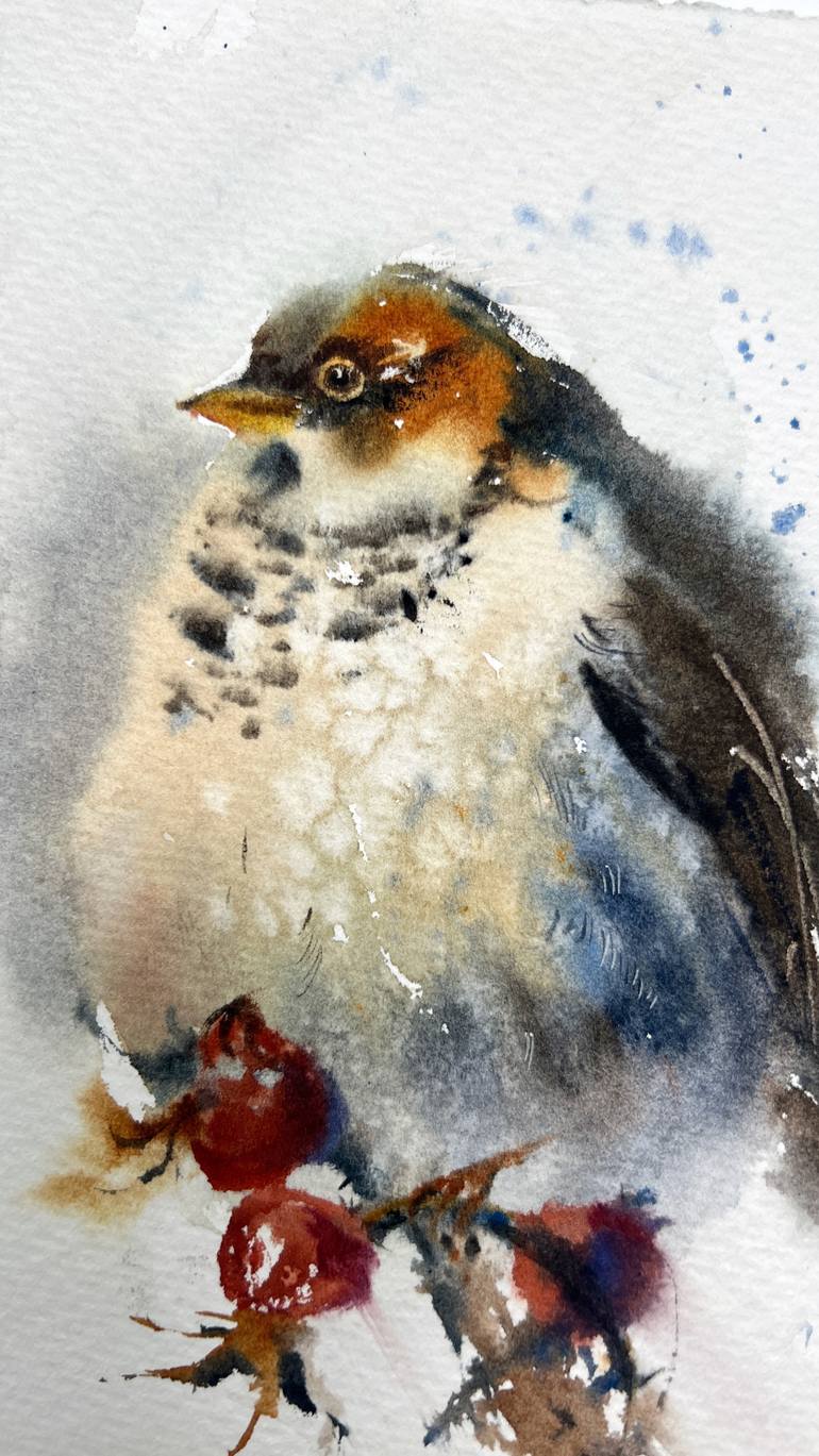Original Expressionism Animal Painting by Eugenia Gorbacheva
