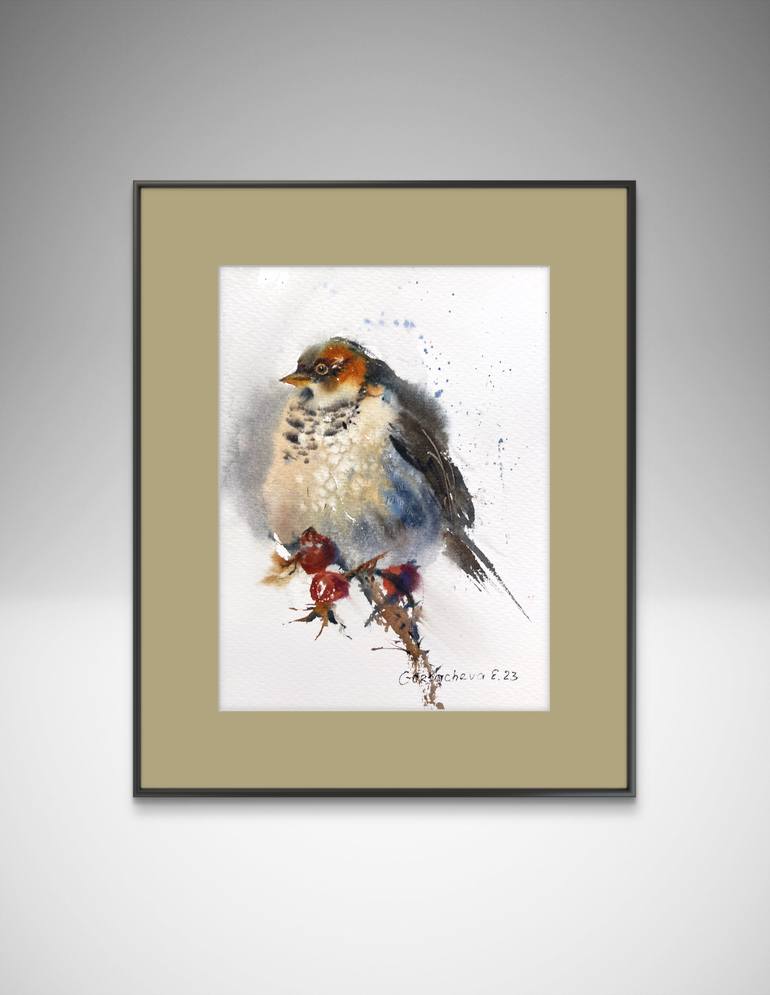 Original Expressionism Animal Painting by Eugenia Gorbacheva