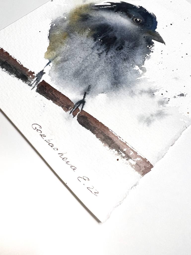 Original Expressionism Animal Painting by Eugenia Gorbacheva