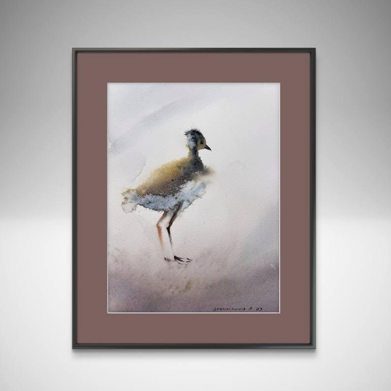 Original Expressionism Animal Painting by Eugenia Gorbacheva