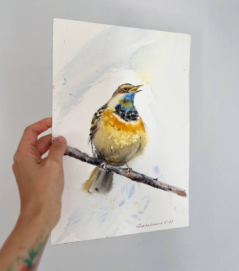 Original Expressionism Animal Painting by Eugenia Gorbacheva