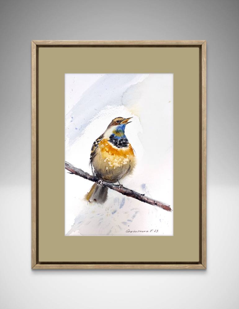Original Expressionism Animal Painting by Eugenia Gorbacheva