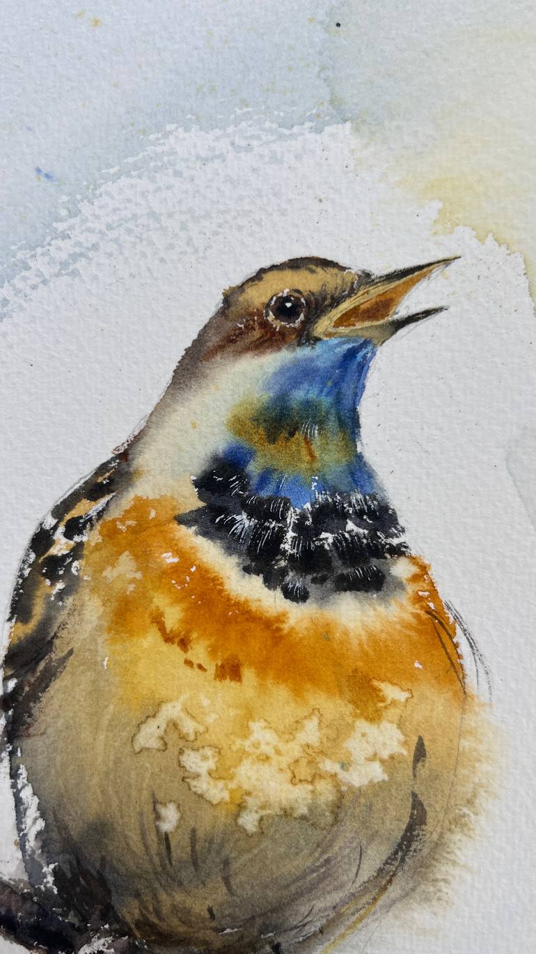 Original Expressionism Animal Painting by Eugenia Gorbacheva