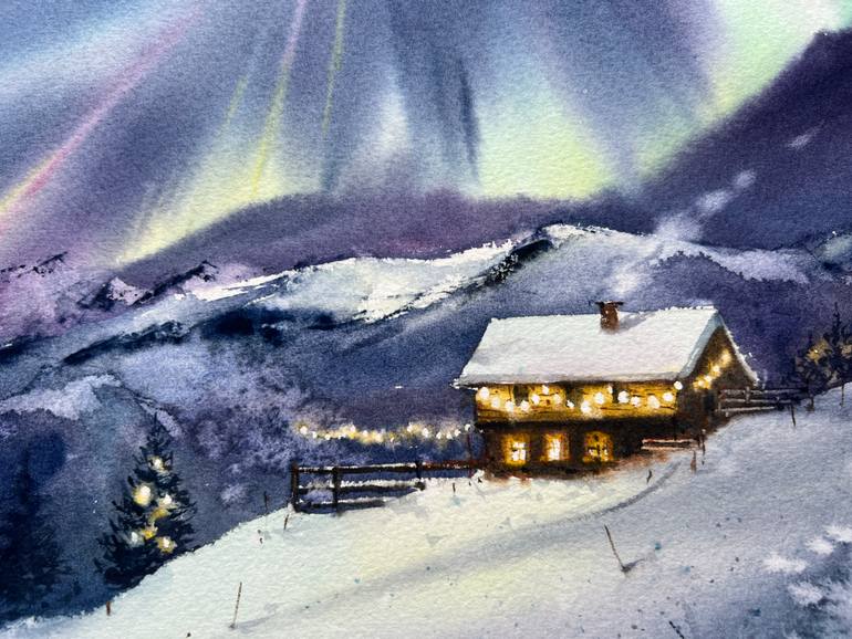 Original Expressionism Landscape Painting by Eugenia Gorbacheva